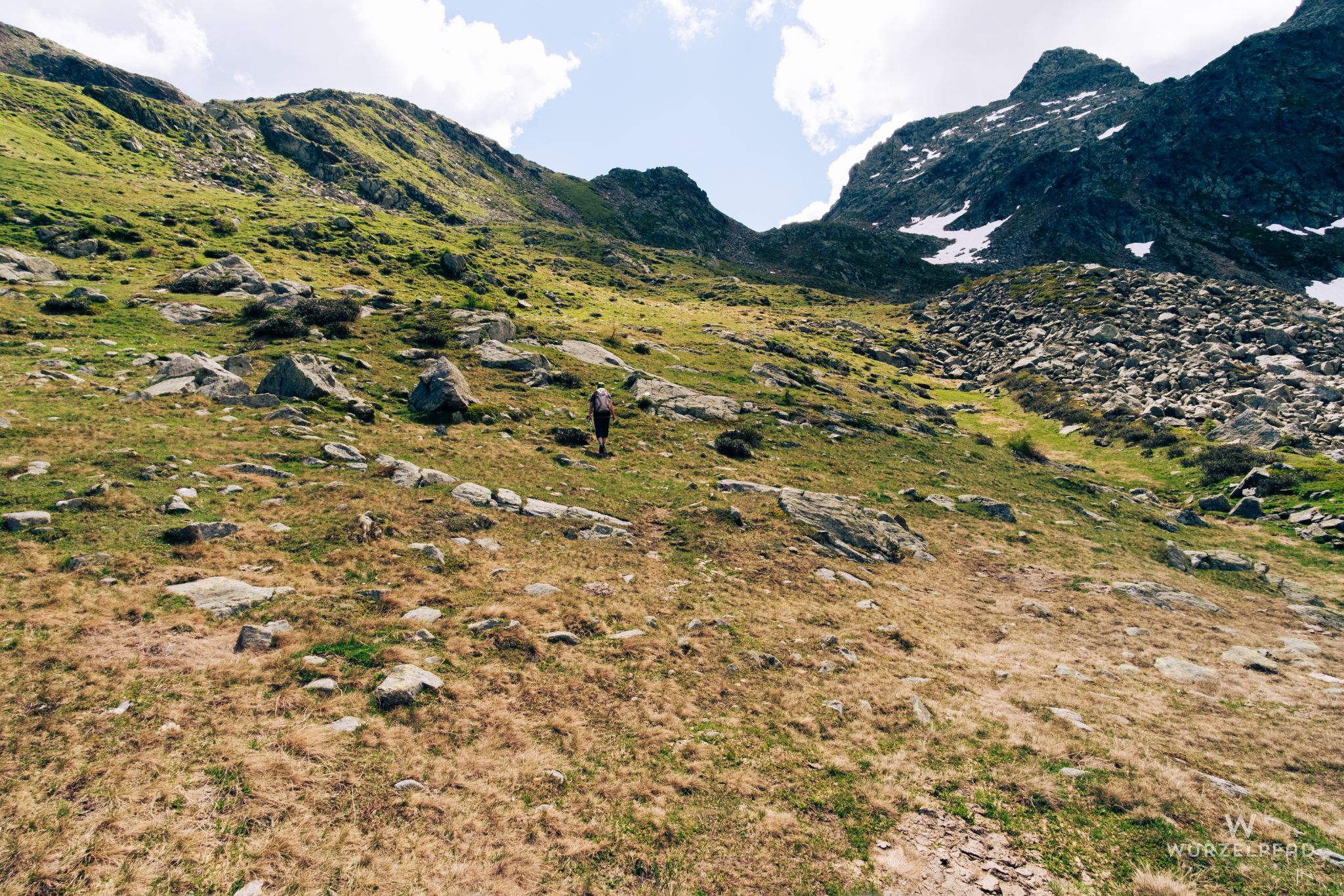 Auf dem Weg zur Schrummscharte